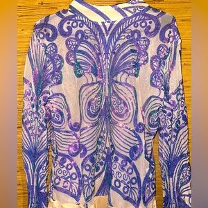 Plus Size Sequin Pattern Bodysuit - Tan